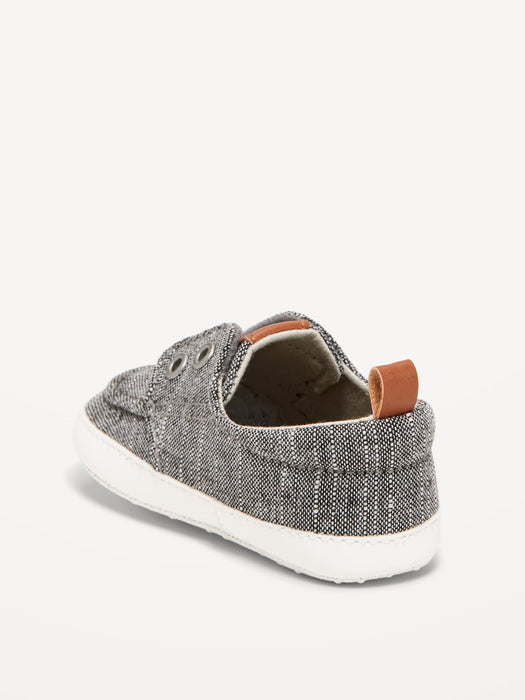 Canvas Boat-Style Sneakers for Baby
