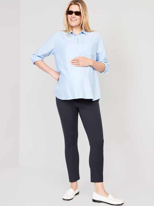 Maternity Side-Panel Pixie Ankle Pants