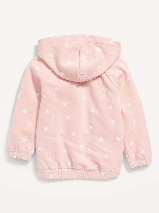 Printed Unisex Zip Hoodie for Toddler