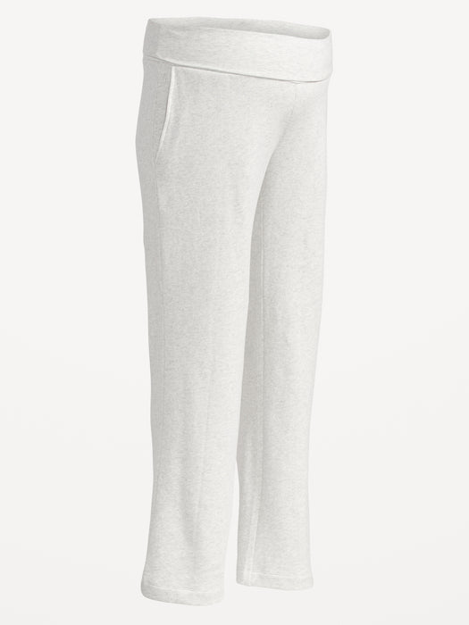 Maternity Rollover-Waist Sweatpants