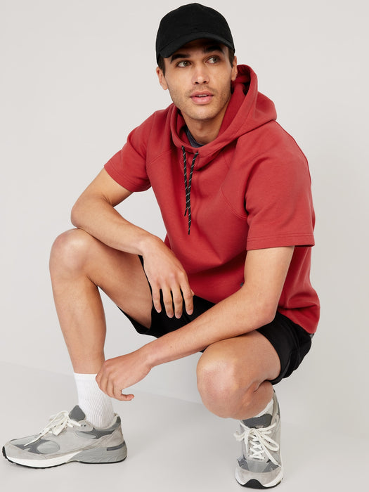 Dynamic Fleece Short-Sleeve Pullover Hoodie for Men