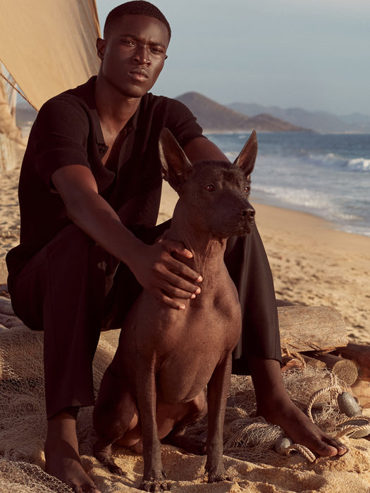 Riviera Mesh Sweater Polo