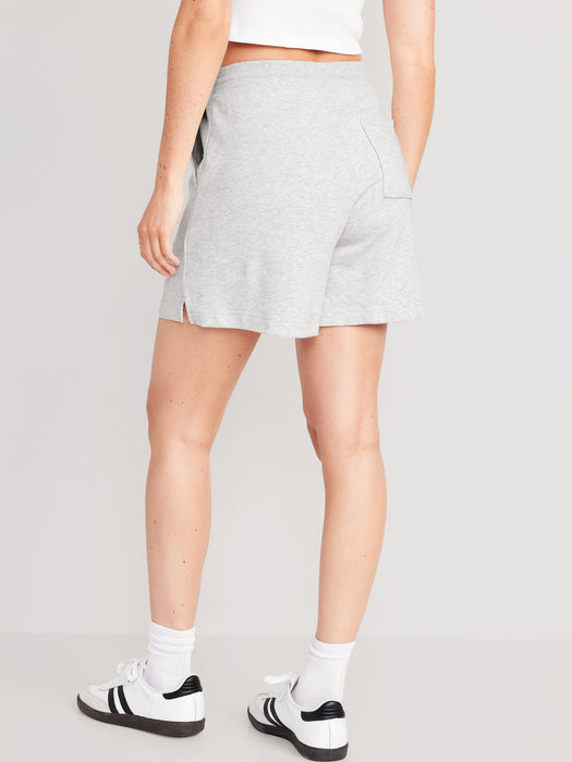 Extra High-Waisted Vintage Sweat Shorts for Women -- 5-inch inseam