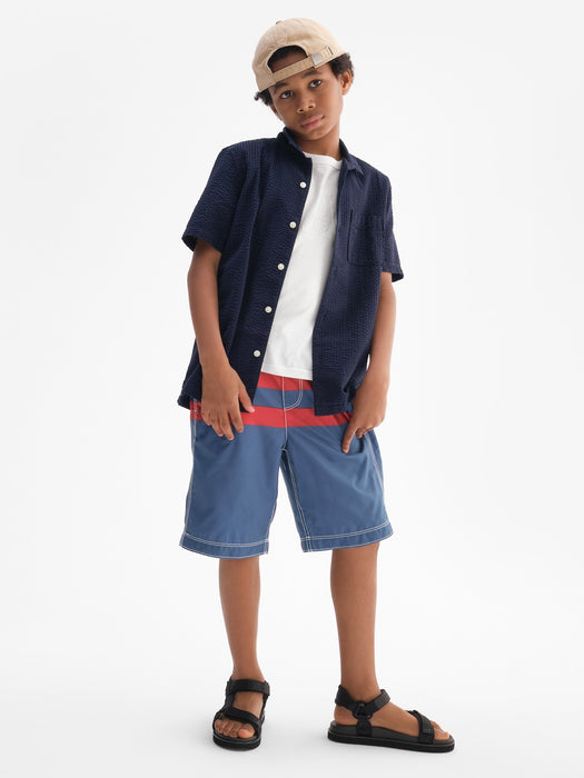 Kids Seersucker Shirt