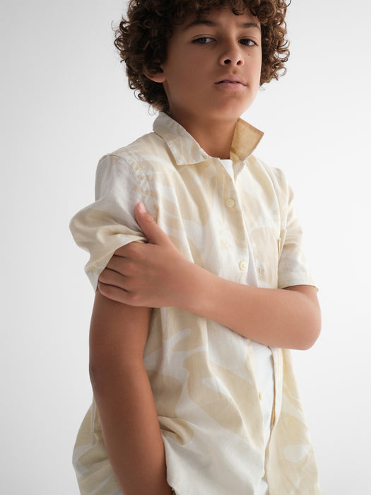 Kids Linen-Cotton Oxford Shirt