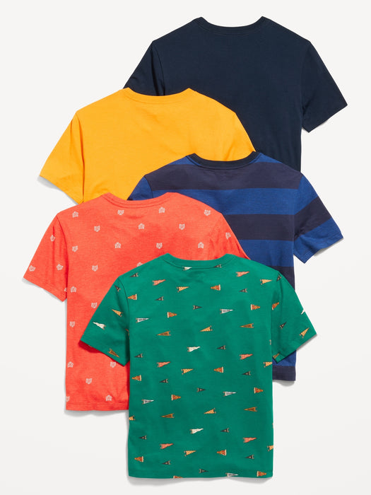 Softest Graphic T-Shirt 5-Pack for Boys