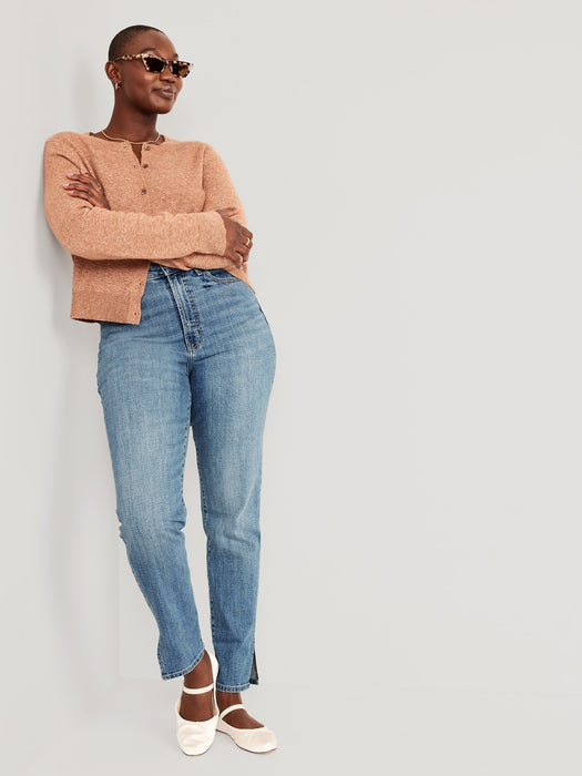 Higher High-Waisted OG Straight Ankle Jeans
