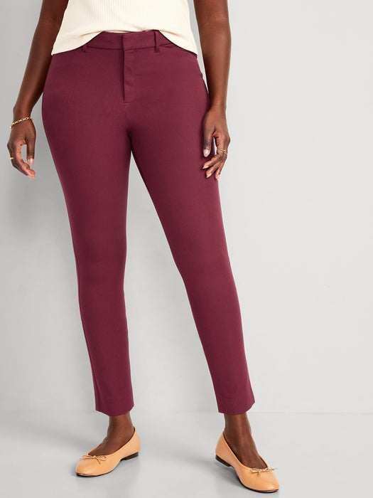 High-Waisted Pixie Skinny Ankle Pants