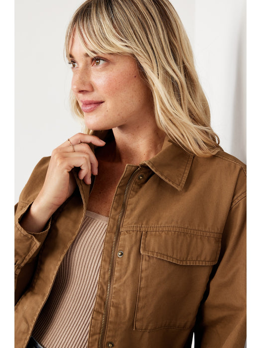 Cinched-Waist Utility Jacket