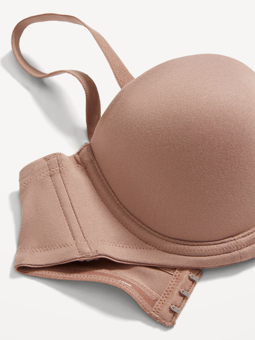 Low-Coverage Convertible Strapless Underwire Bra
