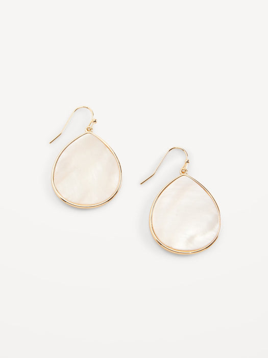 Gold-Plated Teardrop Earrings for Women