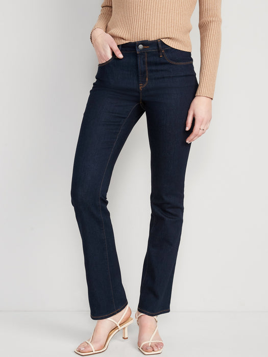 Mid-Rise Kicker Boot-Cut Jeans