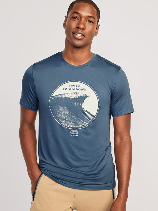 Cloud 94 Soft Go-Dry Cool Graphic T-Shirt for Men