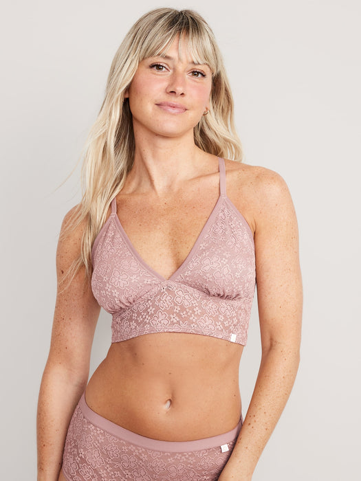 Lace Longline Racerback Bralette