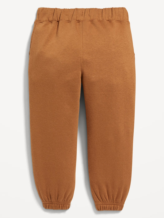 Unisex Functional Drawstring Logo Joggers for Toddler