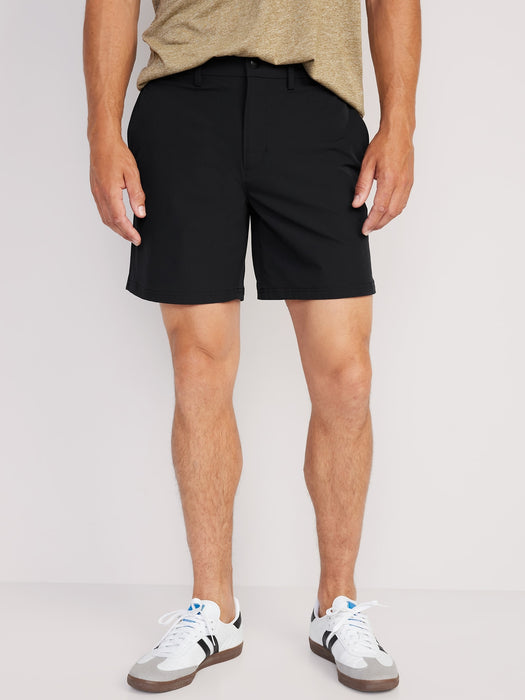 StretchTech Nylon Chino Shorts for Men -- 7-inch inseam