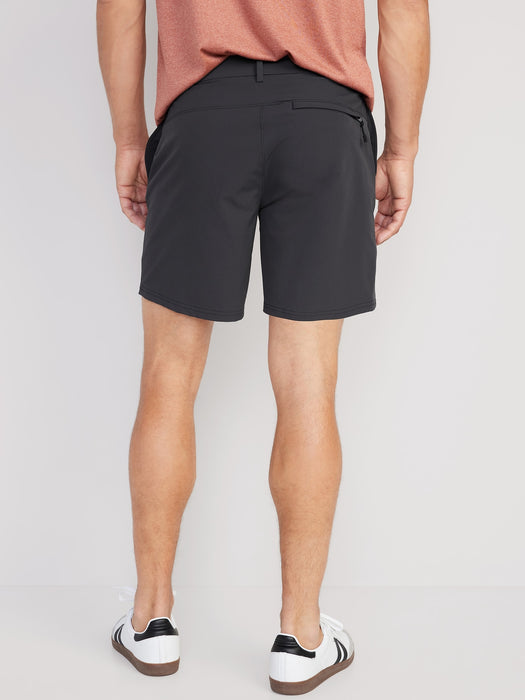 StretchTech Nylon Chino Shorts for Men -- 7-inch inseam