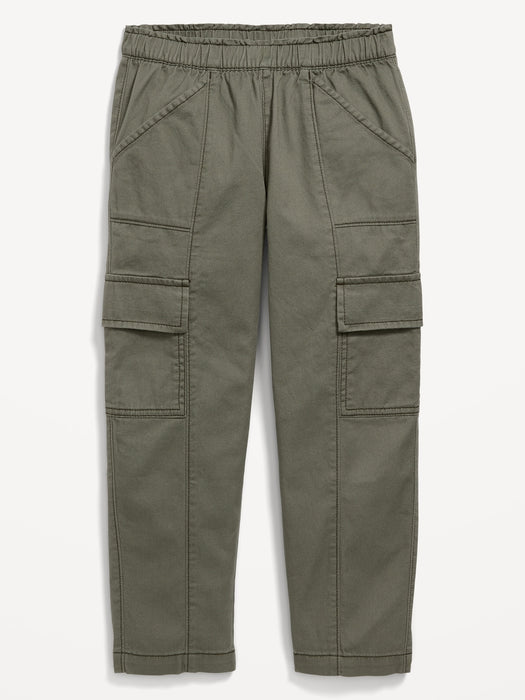 Loose Twill Cargo Pants for Girls