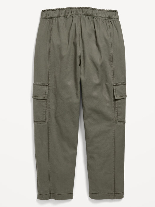 Loose Twill Cargo Pants for Girls
