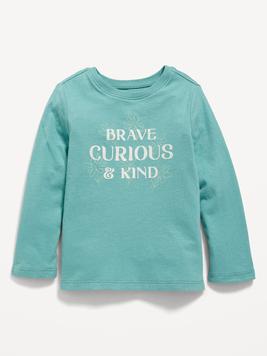 Unisex Long-Sleeve Graphic T-Shirt for Toddler