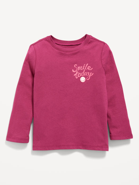 Unisex Long-Sleeve Graphic T-Shirt for Toddler