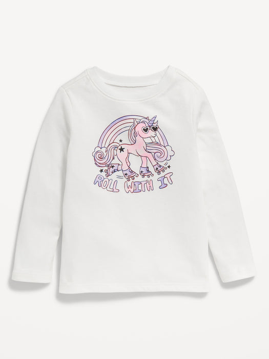 Unisex Long-Sleeve Graphic T-Shirt for Toddler