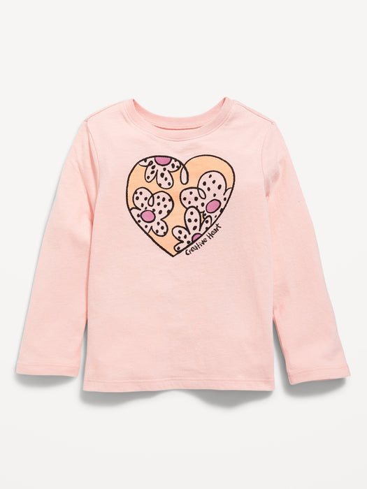 Unisex Long-Sleeve Graphic T-Shirt for Toddler