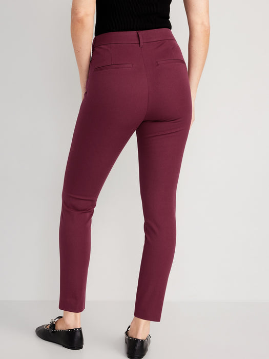 High-Waisted Pixie Skinny Ankle Pants