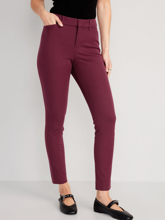 High-Waisted Pixie Skinny Ankle Pants