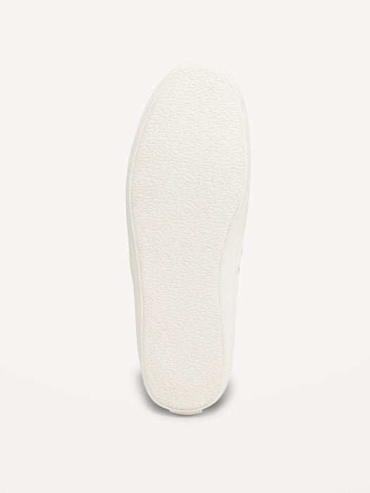 Perforated Faux-Suede Sneakers for Women