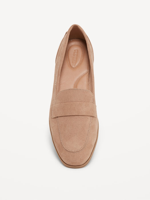 Faux-Suede City Loafer Shoes