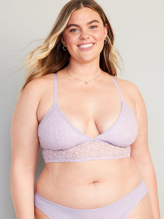 Lace Longline Racerback Bralette