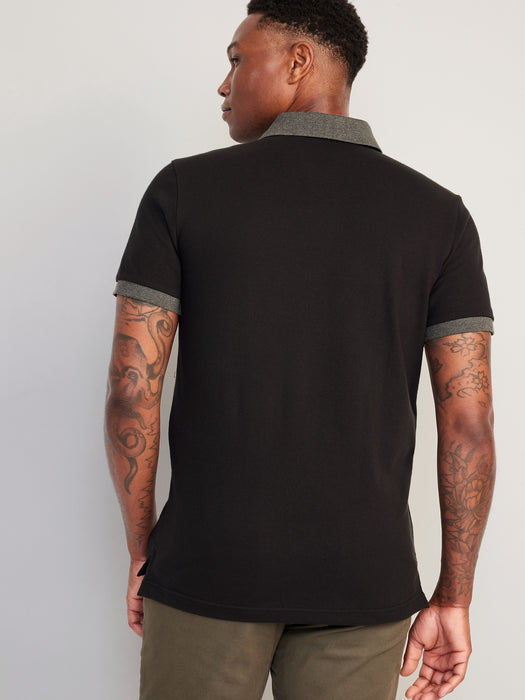 Classic Fit Pique Polo for Men