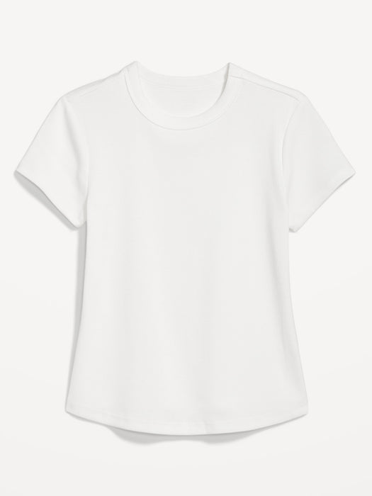 Enges bauchfreies T-Shirt