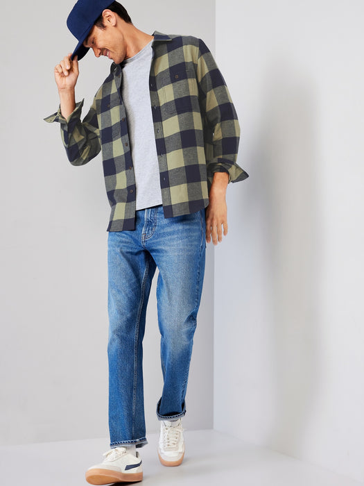 Double-Brushed Flannel Shirt