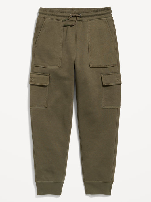 Fleece Cargo Jogger Sweatpants for Boys