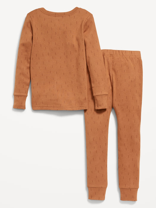 Unisex Snug-Fit Graphic Pajama Set for Toddler & Baby