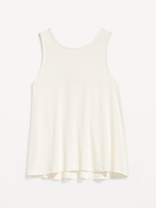 Luxe High-Neck Twist-Back Tank Top for Women