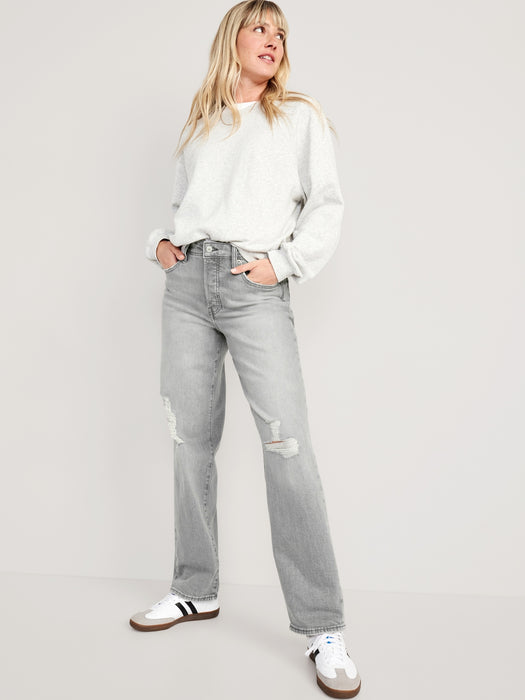 High-Waisted OG Loose Button-Fly Jeans