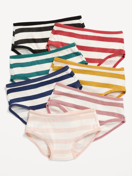 7-Pack Patterned Underwear for Toddler Girls