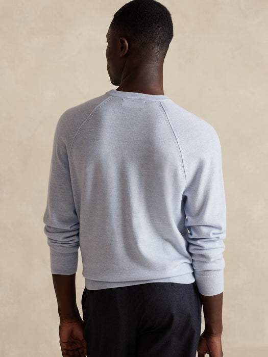 Franco Italian Merino Crew-Neck Sweater