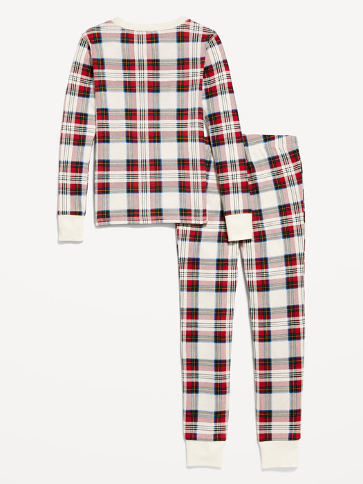 Gender-Neutral Printed Snug-Fit Pajama Set for Kids