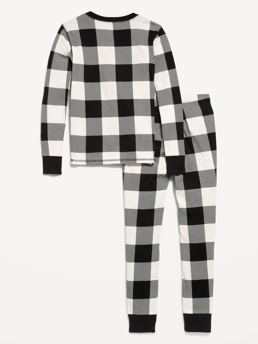 Gender-Neutral Printed Snug-Fit Pajama Set for Kids