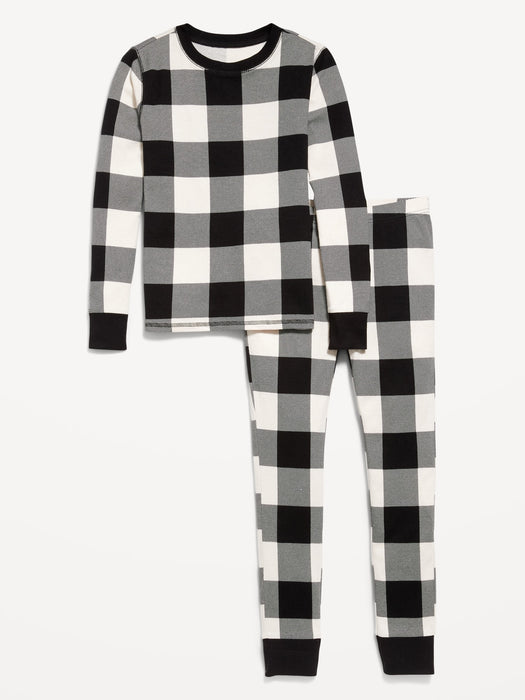 Gender-Neutral Printed Snug-Fit Pajama Set for Kids