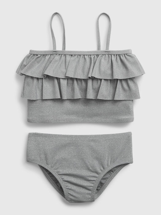 Toddler Shiny Tankini Swim Two-Piece