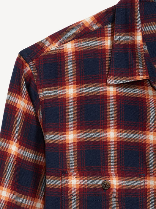 Double-Brushed Flannel Shirt