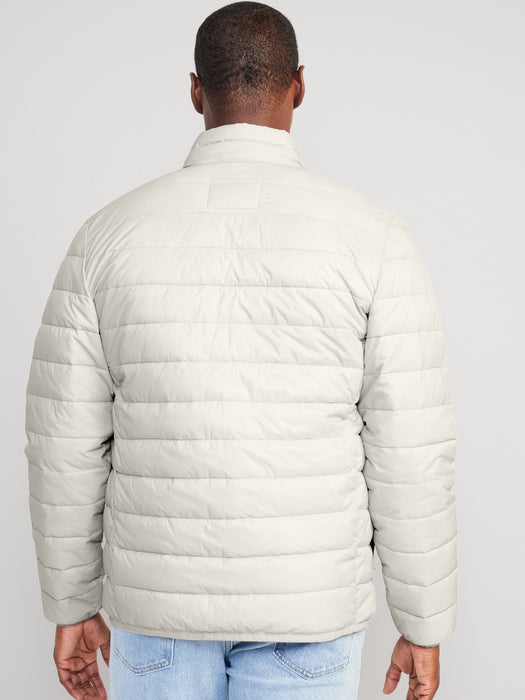 Water-Resistant Narrow-Channel Puffer Jacket