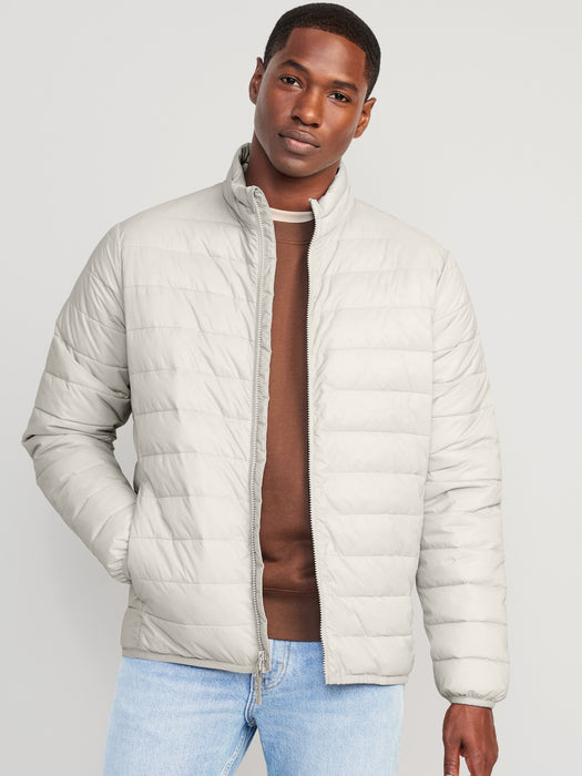 Water-Resistant Narrow-Channel Puffer Jacket