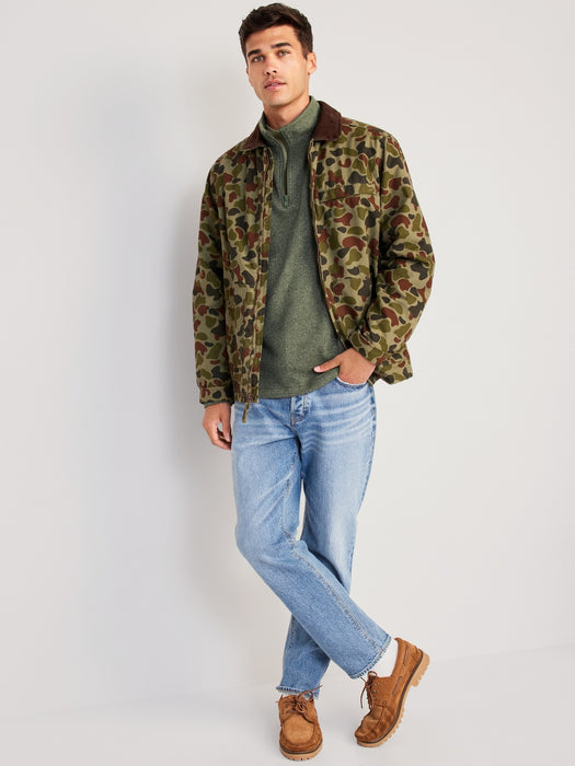 Sweater-Knit Quarter Zip