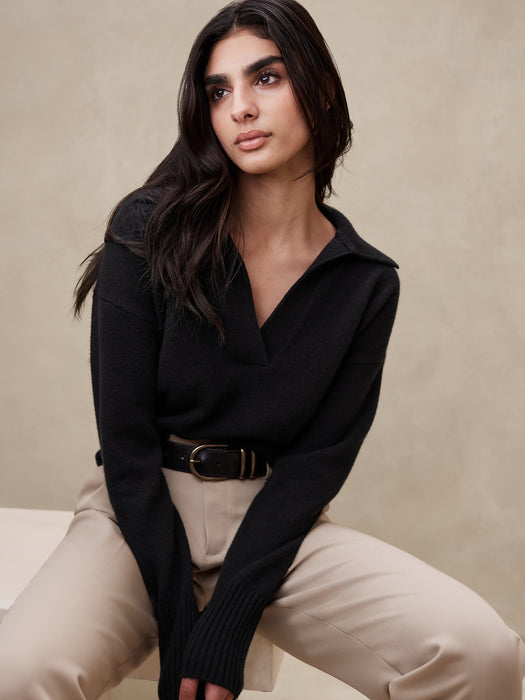 Luna Cashmere Sweater Polo